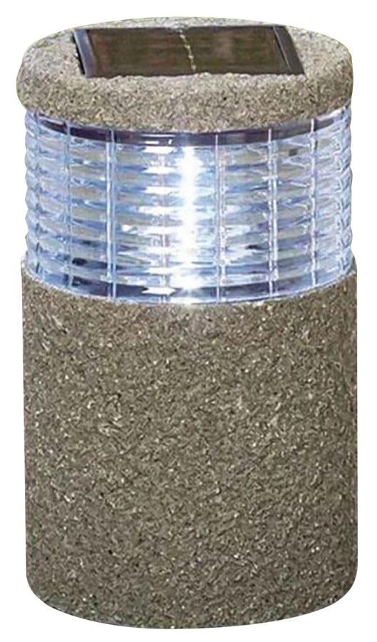 Lampa Strend Pro Garden solární, LED, imitace kamene - Vybavení pro dům a domácnost Svítilny, žárovky, elektrické přísl.