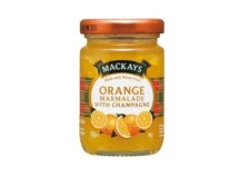 Džem - pomerančový džem se šampaňským Mackays 113 g