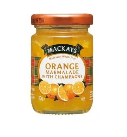 Džem - pomerančový džem se šampaňským Mackays 113 g - Delikatesy, dárky Marmelády, sirupy, ostatní
