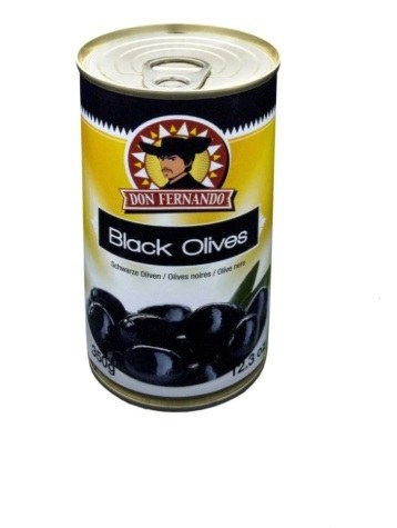 Olivy černé s peckou 350 g - Delikatesy, dárky Delikatesy
