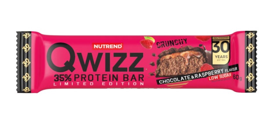 Tyčinka proteinová Qwizz Bar čokoláda a malina 60 g - Delikatesy, dárky Delikatesy
