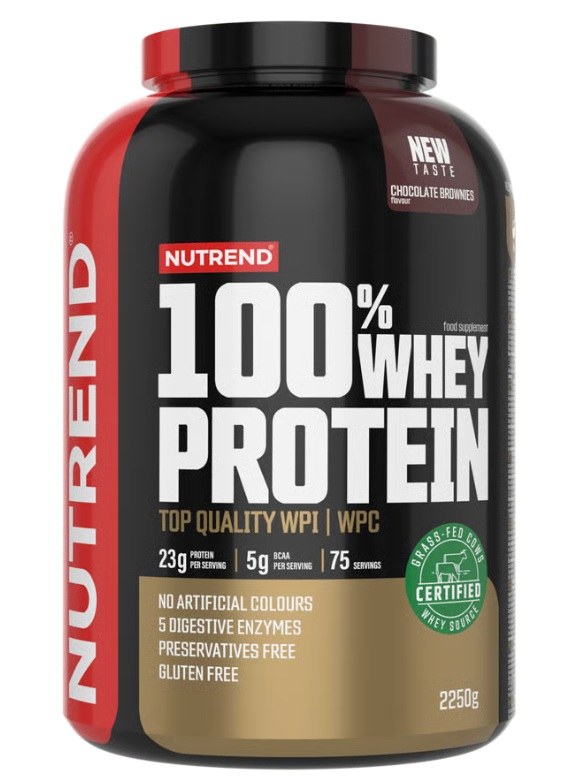 Protein Whey 100% Brownies čokoládový 2250 g - Doplňky stravy, proteinové výrobky