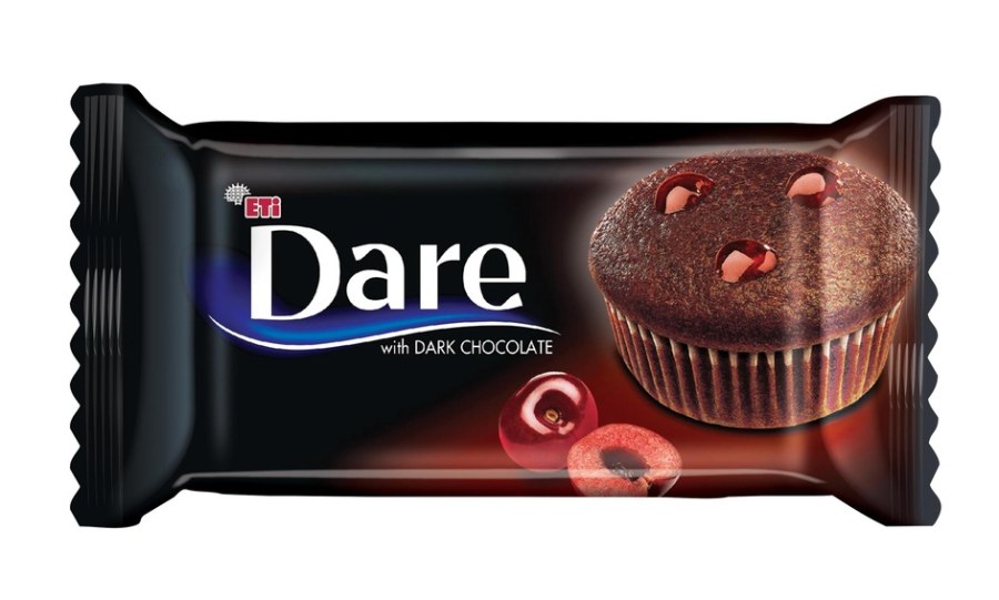 Buchtička čokoládová s třešněmi Dare 45 g Buchtička čokoládová s třešněmi Dare 45 g - Delikatesy Čokolády, bonbony, sladkosti
