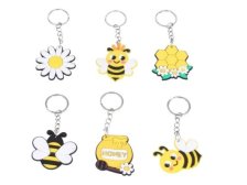 Přívěsek Včela placatá gumová