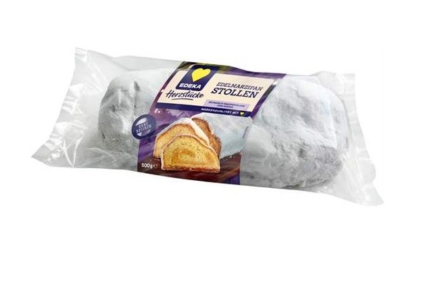 Štola vánoční marcipánová 500 g Edeka 40117146