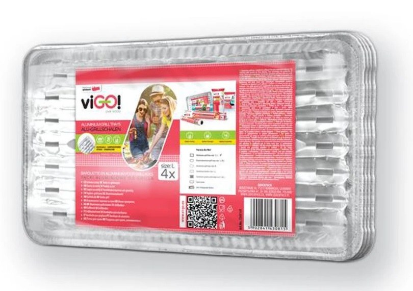 Tácky grilovací 4 ks - Vybavení pro dům a domácnost Grily, krby, kamna a příslušenství