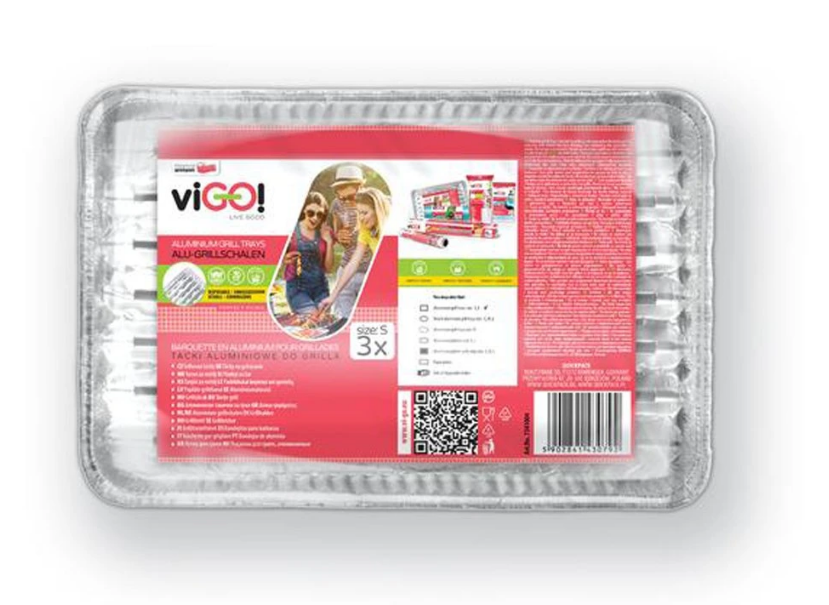 Tácky grilovací Vigo malé 3 ks - Vybavení pro dům a domácnost Grily, krby, kamna a příslušenství