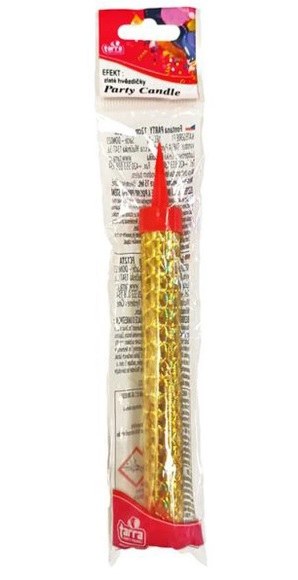 Fontána párty 12 cm zlatá Fontána párty 12 cm zlatá