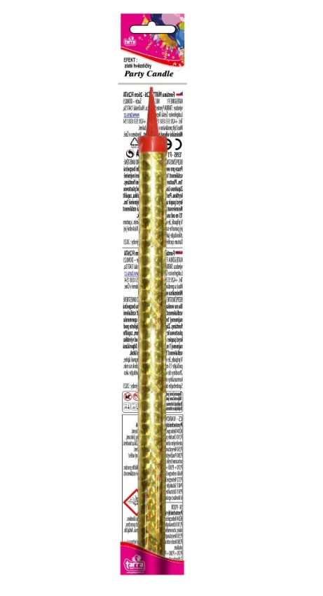 Fontána párty 26 cm zlatá - Vybavení pro dům a domácnost Doplňky a pomůcky kuchyňské, bytové