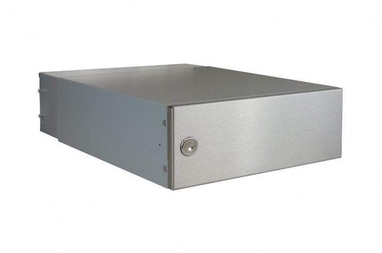 Schránka poštovní DLSB-042 šedá 7040/nerez dvířka /rovná s nastavitelnou hloubkou/ - Vybavení pro dům a domácnost Schránky, pokladny, skříňky Schránky poštovní, vhozy, přísl.