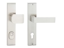 Kování ochranné C201 klika/madlo 72 mm vložka levá/pravá s překrytím nikl matný ONS