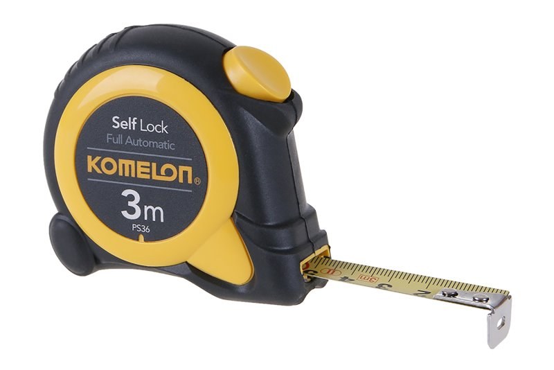 Metr svinovací 3 m x 16 mm SELF LOCK KMC 3036 KOMELON - Nářadí ruční a elektrické, měřidla Měřidla Metry svinovací