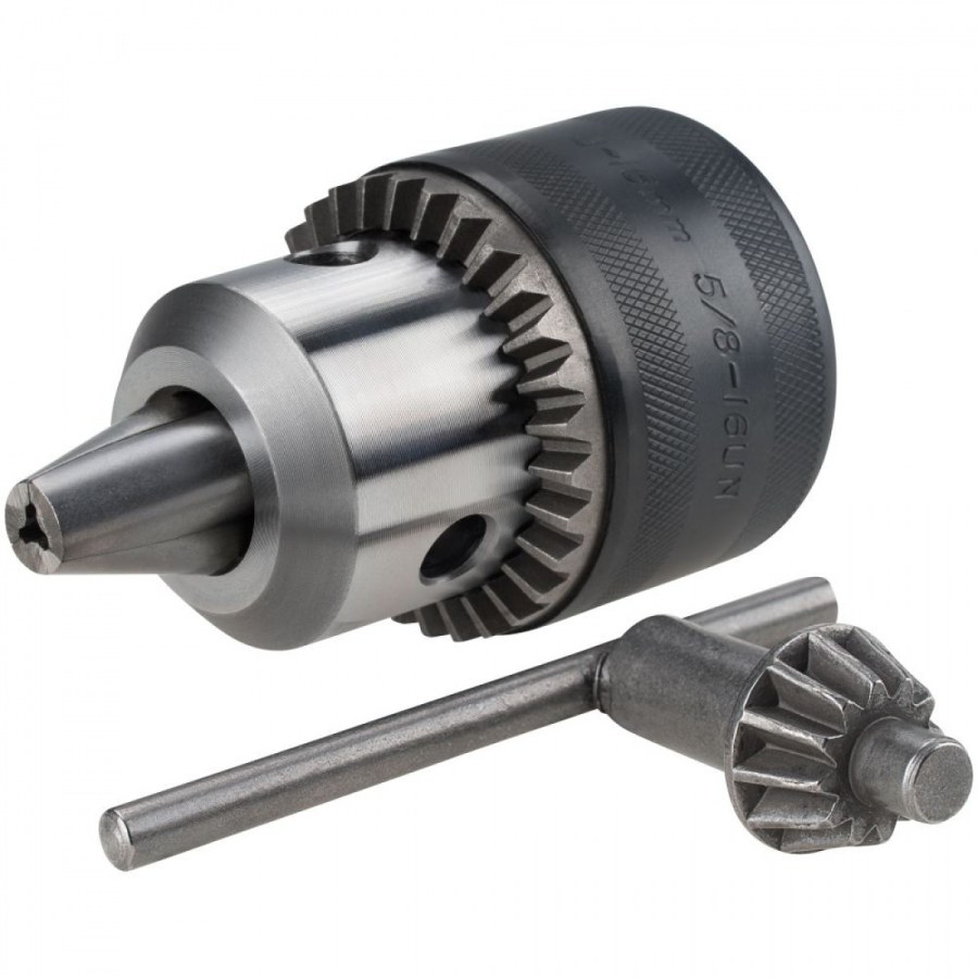 Sklíčidlo zubové s kličkou 3-16 mm upínáni 5/8" - 16 UN Sklíčidlo zubové s kličkou 3-16 mm upínáni 5/8" - 16 UN - Nářadí ruční a elektrické, měřidla Nářadí elektrické Vrtačky, šroubováky, kladiva, přísl.