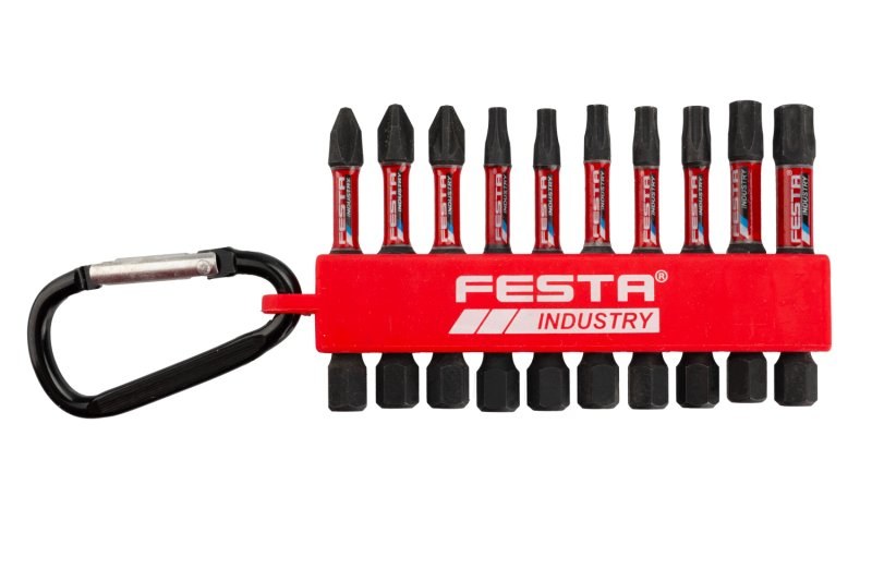 Bity torzní PH - PZ - TORX ocel S2 1/4" 50 mm 10 ks FESTA INDUSTRY Bity torzní PH - PZ - TORX ocel S2 1/4" 50 mm 10 ks FESTA INDUSTRY - Nářadí ruční a elektrické, měřidla Nářadí ruční Bity, nástavce šroub., přísl.
