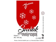 Víno svařené (Svařák) - aromatizovaný vinný nápoj, alk. 10%, BIB 5l