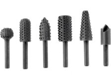 Rašple rotační do dřeva, sada 6 ks, EXTOL PREMIUM