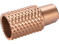 Rašple rotační-válcová s čelními zuby, O30 mm, závit M14