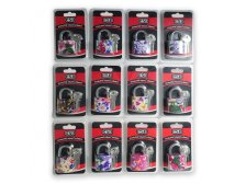 Zámek visací s potiskem 32 mm 3 klíče (v blistru 1 ks)