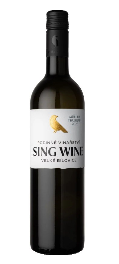 Víno Muller Thurgau 2025 MZV suché, č.š. 06-25 0,75 l alk.12% - Víno tiché Tiché Bílé