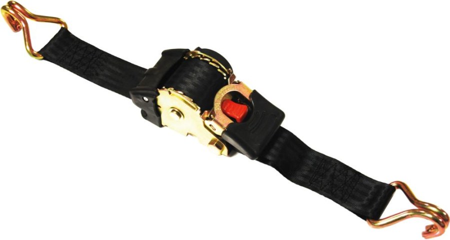 Popruhy upevňovací s automatickým navíjecím mechanismem s hrot. háky LC300/600 daN, 3 m