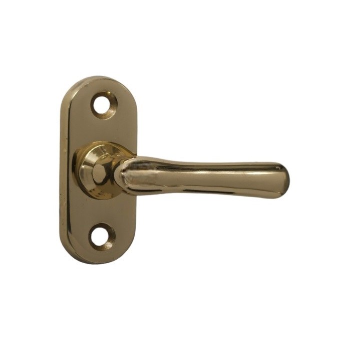 Půloliva ELEGANT malá mosaz leštěná OLV Půloliva ELEGANT malá mosaz leštěná OLV - Kliky, okenní a dveřní kování, panty Kování okenní Kování okenní - půlolivy