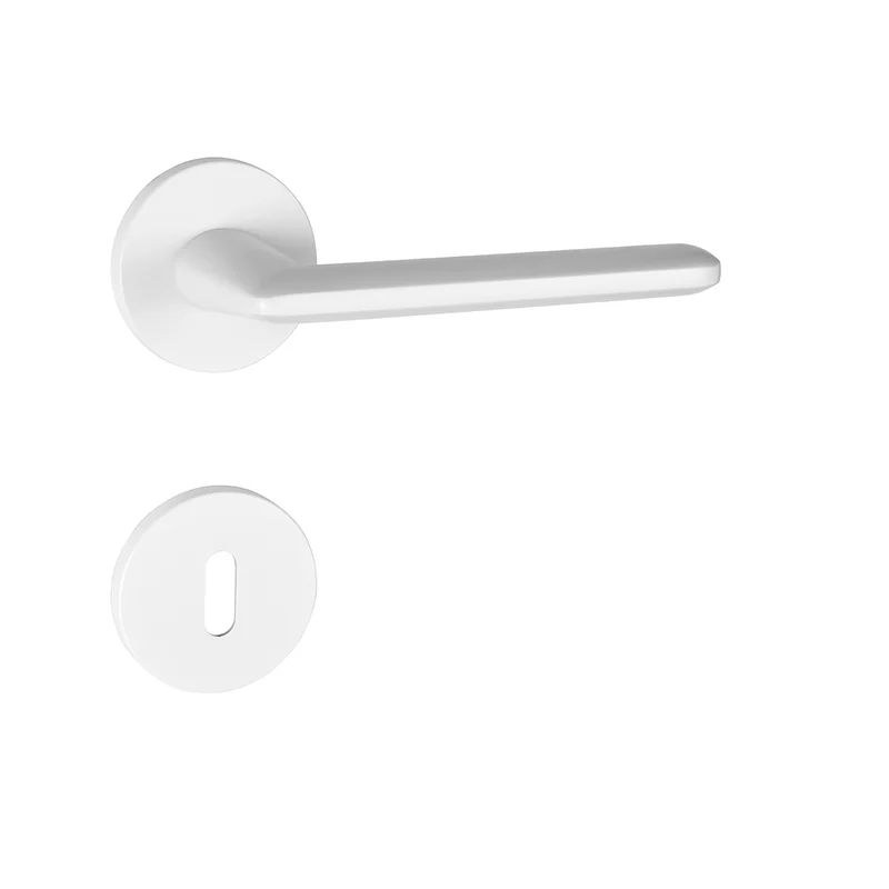 Kování rozetové ELIPTICA-R S6 klíč klika/klika WS bílé - Kliky, okenní a dveřní kování, panty Kování dveřní Kování dveřní mezip. komaxit