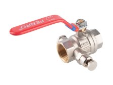 Kohout plnoprůtočný s vypouštěním, páka MM 1/2"