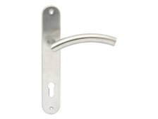 Kování interiérové PAOLA klika/klika 90 mm klíč nerez IN