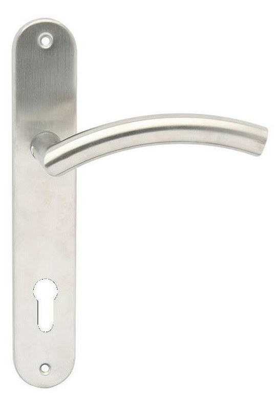 Kování interiérové PAOLA klika/klika 90 mm klíč nerez IN - Kliky, okenní a dveřní kování, panty Kování dveřní Kování dveřní mezip. chrom, nikl, nerez