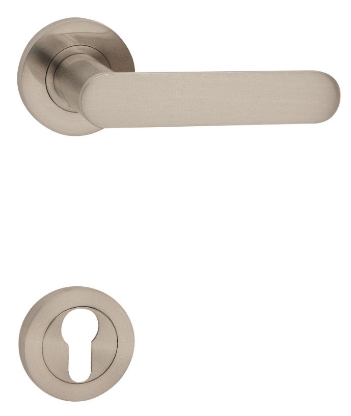 Kování rozetové ZOE-R klika/klika klíč nikl satén ONS - Kliky, okenní a dveřní kování, panty Kování dveřní Kování dveřní mezip. chrom, nikl, nerez