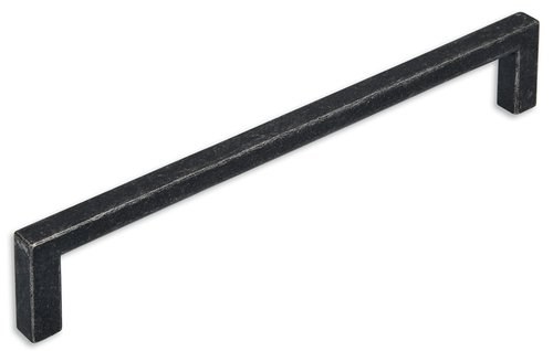 Úchytka kovová 2108-168 rozteč 160 mm, délka 168 mm, ZN78 železo černá patina - Vybavení pro dům a domácnost Kování nábytkové - úchyty, rukojeti