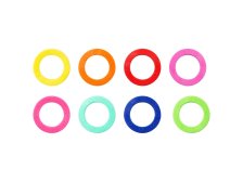 Rozlišovač klíčů RVR.RO.R28.TPE mix barev 8 ks (pro klíče EURO Secure)