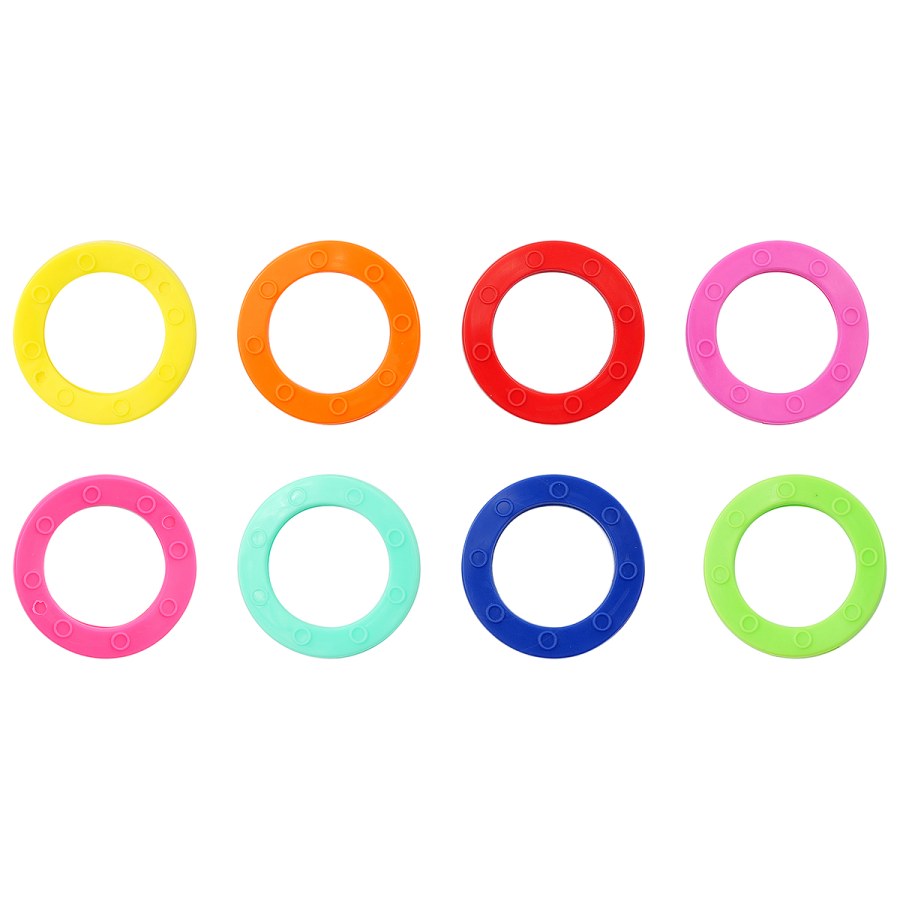 Rozlišovač klíčů RVR.RO.R28.TPE mix barev 8 ks (pro klíče EURO Secure) - Vybavení pro dům a domácnost Přívěsky, klíčenky, rozlišovače