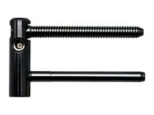 Závěs dveřní TRIO 15 PP VD vrchní díl, pravo-levý, zinek, lak černý RAL9005