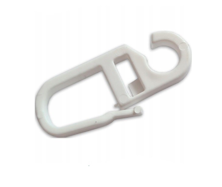 Háček č.58 bílý (balení 10 ks) - Vybavení pro dům a domácnost Zastíňovací prvky Skřipce, běžce, kroužky a přísl.