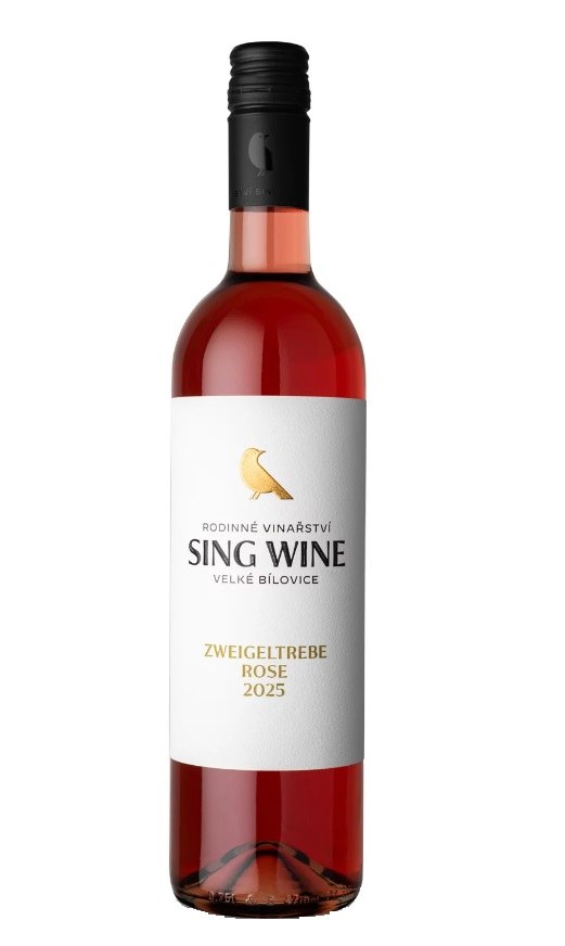 Víno Zweigeltrebe rosé 2025 PS polosuché, 0,75 l č.š.34-25 alk. 11%