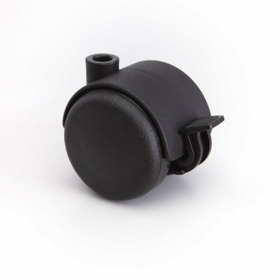 Kolečko tvrdé otočné s mechanickou brzdou BA50-D42 kovová plotýnka (balení 4ks) NEROZBALUJE SE - Žebříky, manipul.technika, kolečka Kolečka, kluzáky Kolečka nábytková, příslušenství