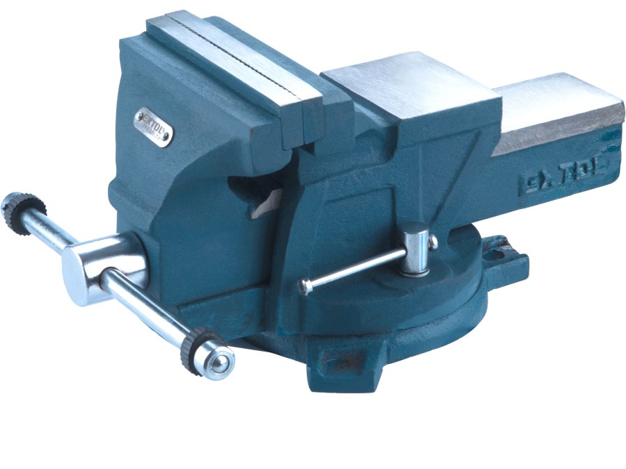 Svěrák otočný s kovadlinou 125 mm, EXTOL PREMIUM