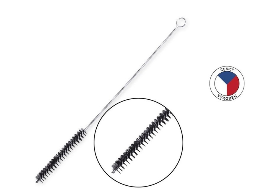 Kartáč zbraňový 6894/25 x 100 x 350 mm, průměr nylonového vlákna 0,50 mm - Brusivo, vrtáky, závitořezy, kartáče Kartáče drátěné Kartáče drátěné ruční