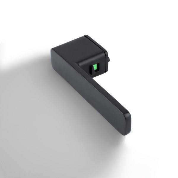 Kování rozetové STRIGA-S EASY LOCK,integrovaný uzamykatelný systém, bez spodních rozet, černá - Kliky, okenní a dveřní kování, panty Kování dveřní Kování dveřní bezpečnostní, ochranné