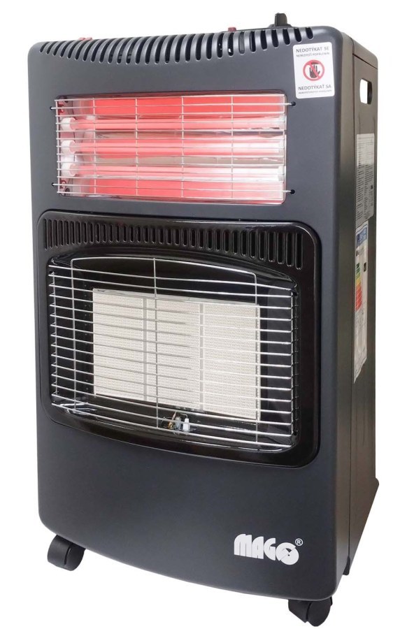 Kamna kombinovaná skládací plynová 4,2 kW a elektrická 1,14 kW vč. příslušenství MAGG - Vybavení pro dům a domácnost Grily, krby, kamna a příslušenství