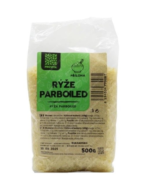 Rýže parboiled 500 g, PROVITA Rýže parboiled 500 g, PROVITA - Delikatesy, dárky Delikatesy