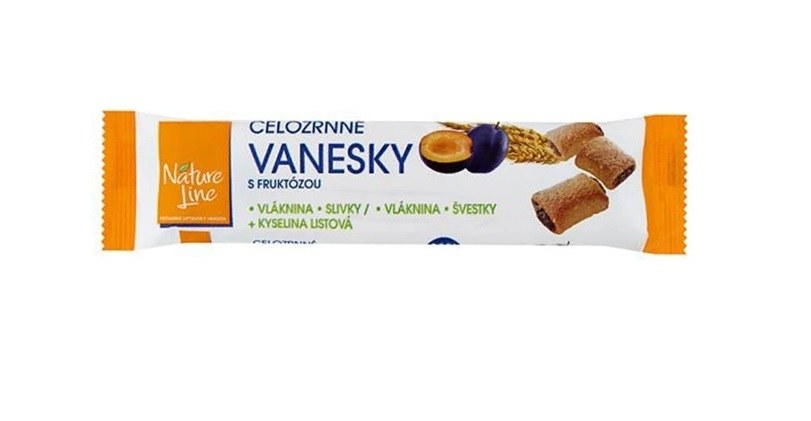 Sušenky celozrnné Vanesky švestka 65 g PLH