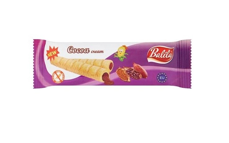 Trubičky kukuřičné kakaové, bezlepkové, 18 g BALILA - Delikatesy, dárky Delikatesy