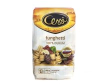 Těstoviny semolinové gigli, funghetti trojbarevné 400 g CESSI