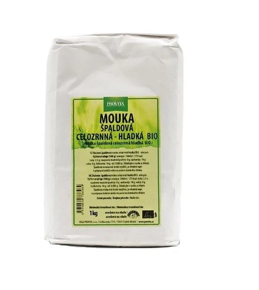 Mouka špaldová celozrnná hladká 1 kg BIO PROVITA - Trvanlivé potraviny
