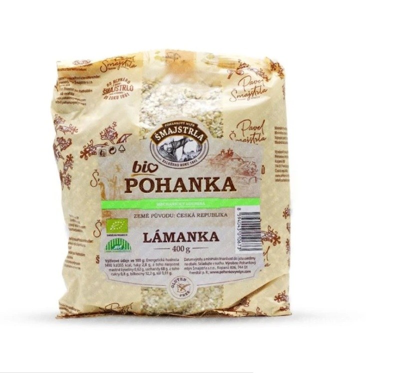 Pohanka lámanka bezlepková, 400 g BIO SMAJSTRLA - Delikatesy, dárky Ostatní delikatesy