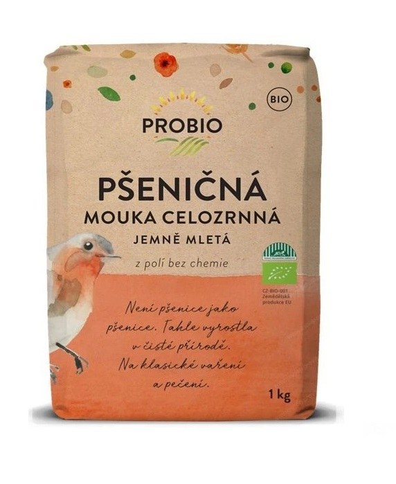 Mouka pšeničná - jemná celozrnná, 1 kg BIO PROVITA - Delikatesy, dárky Ostatní delikatesy