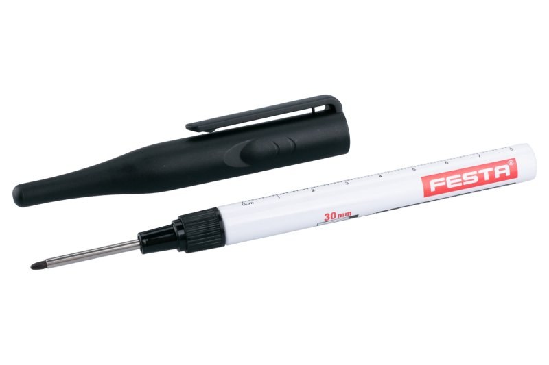 Značkovač hloubkový permanentní 150 mm černý FESTA