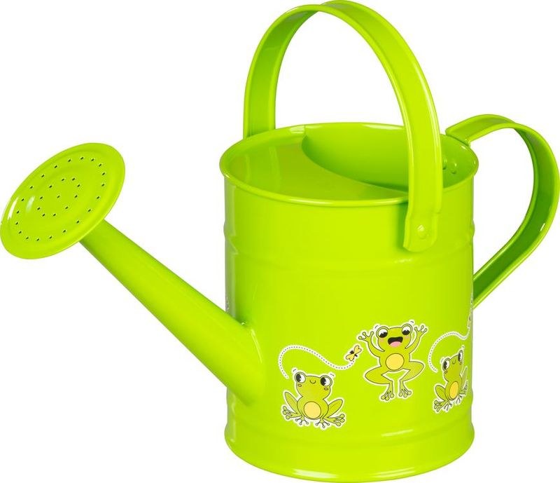 Konev 1,5 l, dětská, plechová, zelená, Strend Pro - Zednické nářadí, zahrada, nádoby Konve, sudy, barely, nádoby na vodu